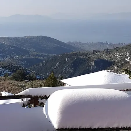 Perky Roses Home, Cozy Version, Seaview, Pelion, Volos, Greece בית כפרי Miléai
